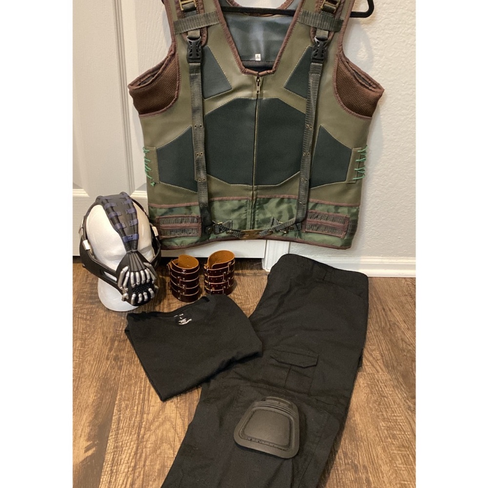 Bane The Dark Night Roses Adult Men’s Costume Set  Size L